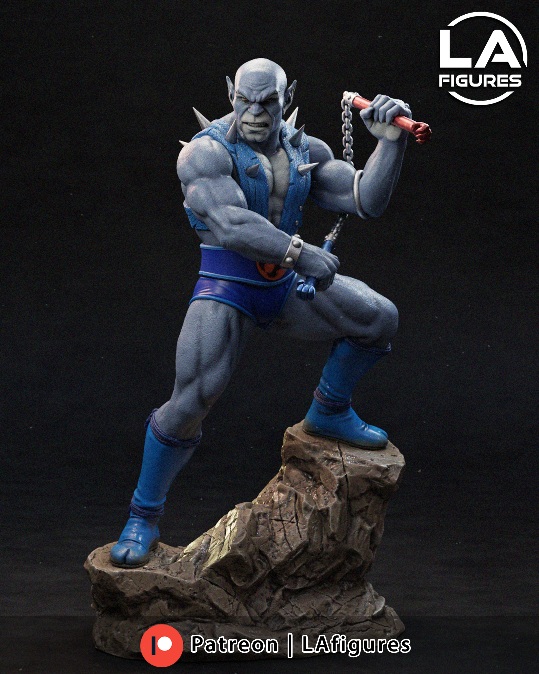 Nunchacku Wielding Panther - 1/10 Scale Statue