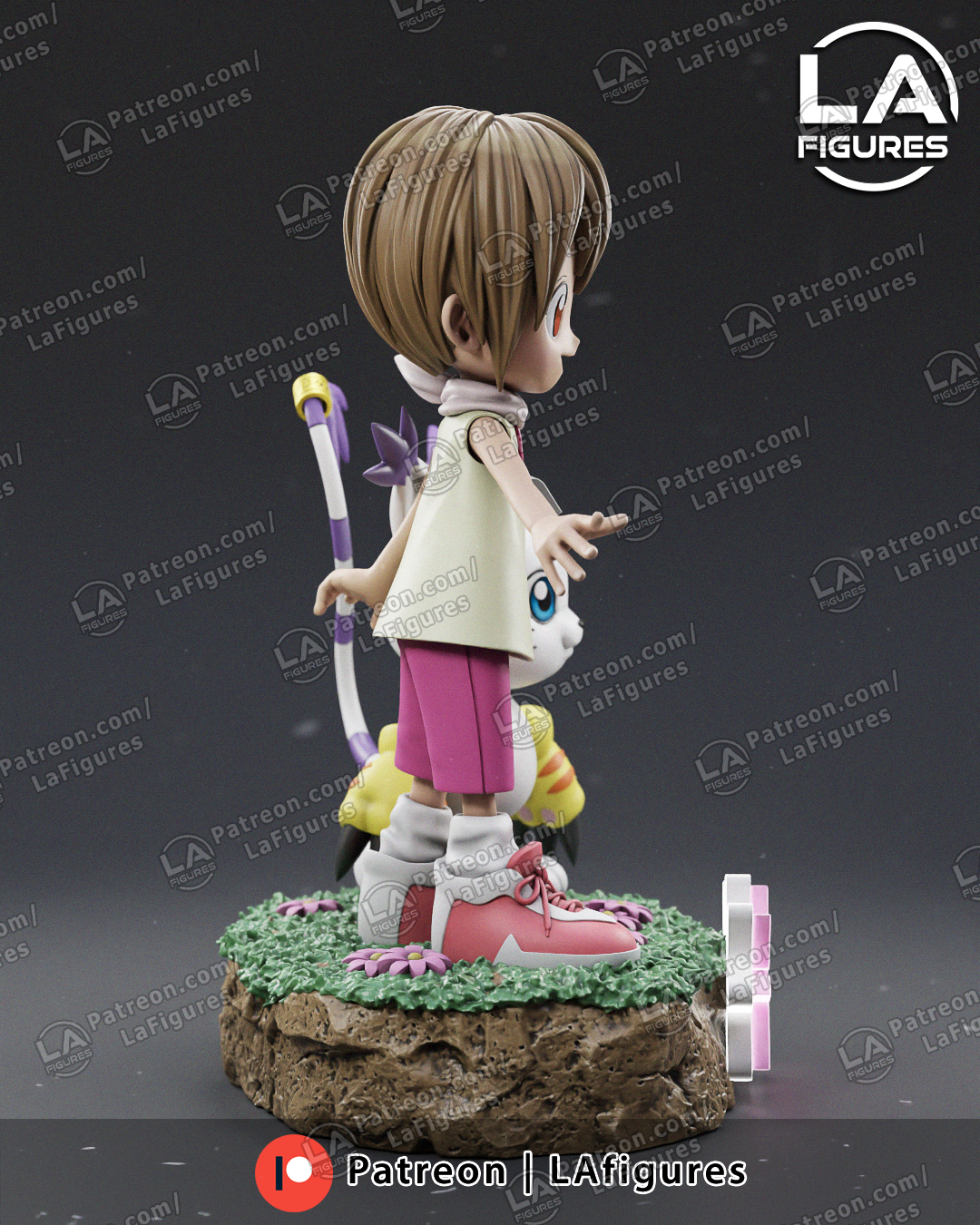 Caring Eyes & Kitty - 1/10 Scale Statue