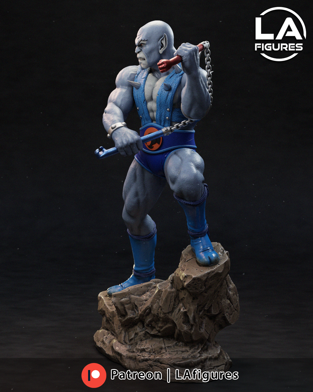 Nunchacku Wielding Panther - 1/10 Scale Statue