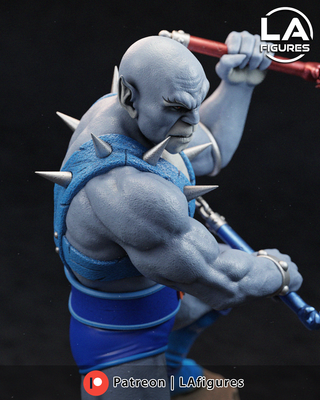 Nunchacku Wielding Panther - 1/10 Scale Statue