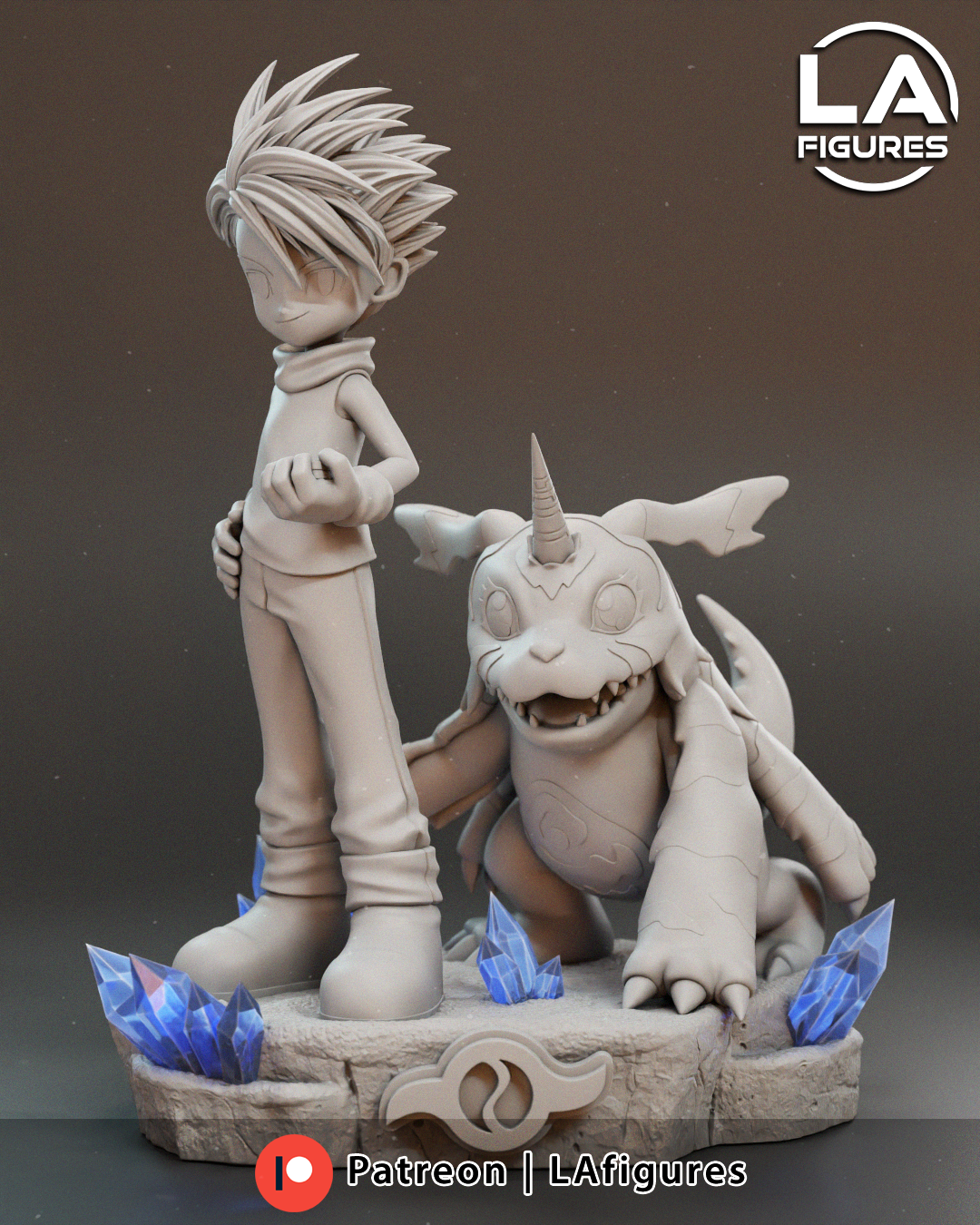 Cool Kid & UniDoggo - 1/10 Scale Statue