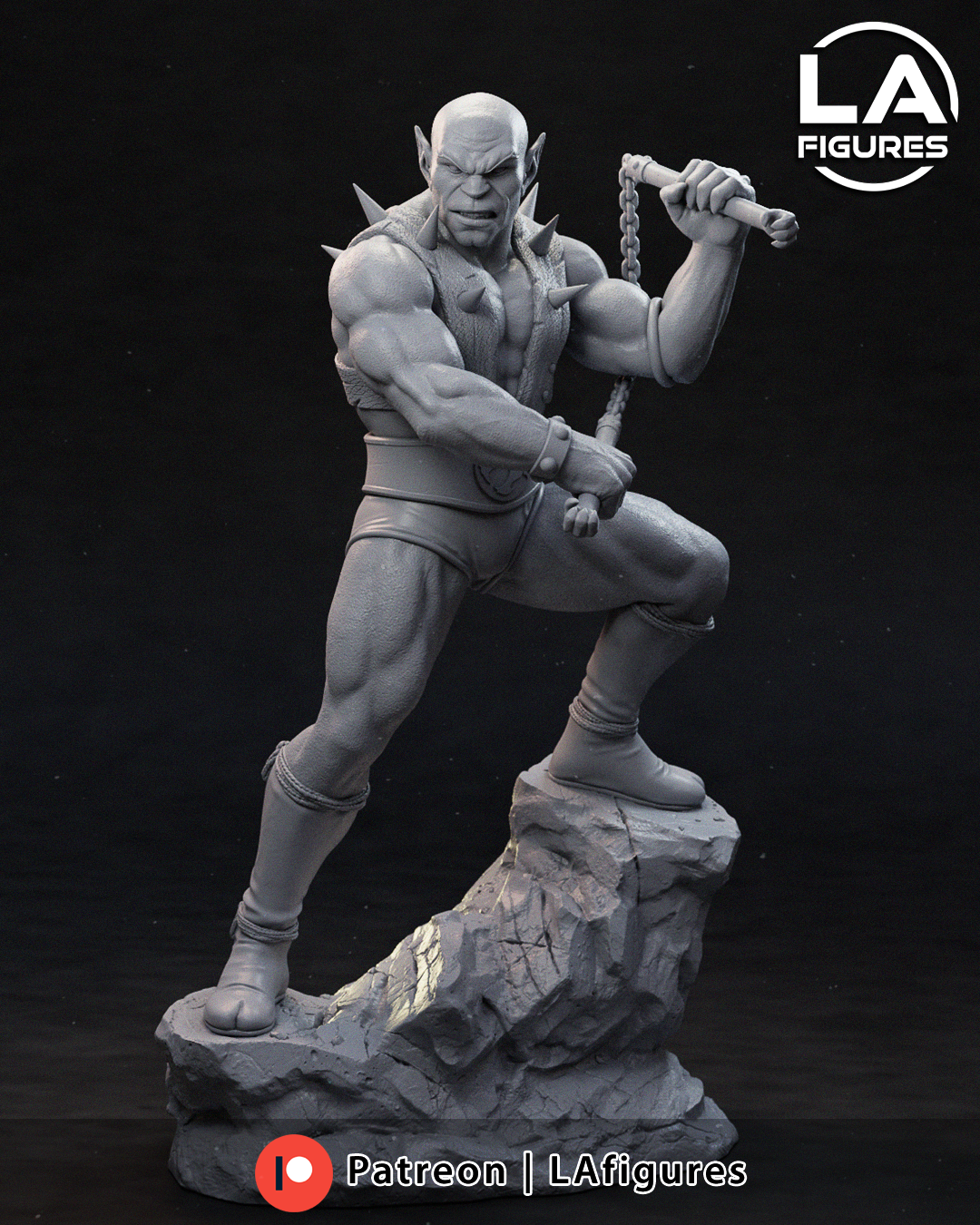 Nunchacku Wielding Panther - 1/10 Scale Statue