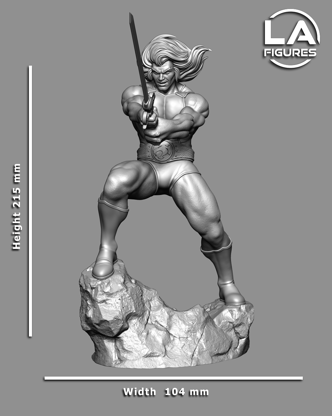 Red-Mane Sword Wielder - 1/10 Scale Statue