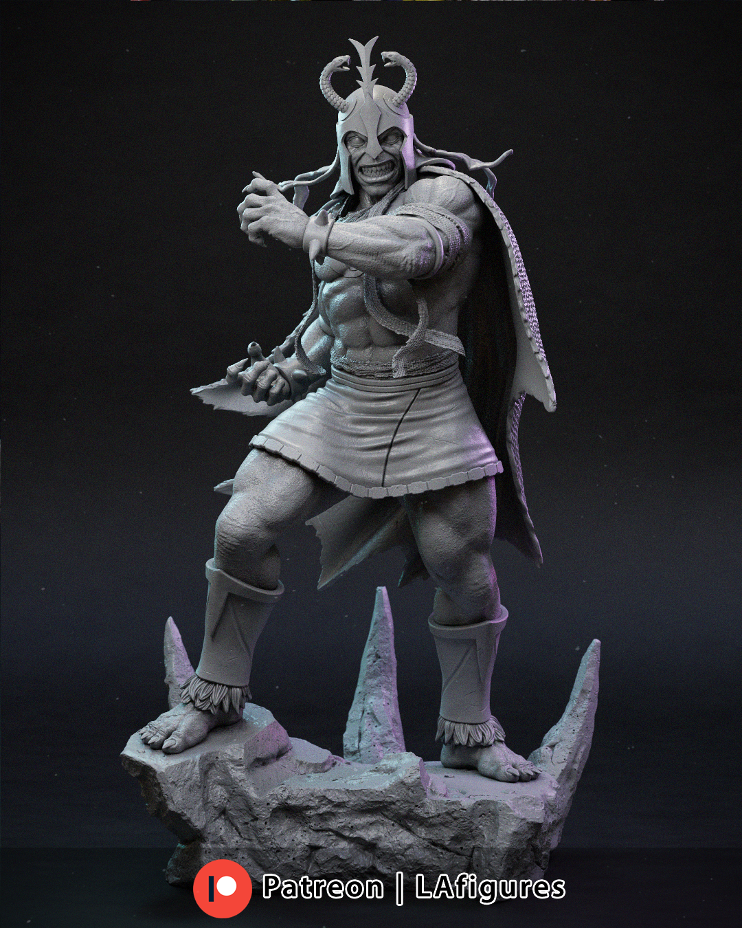 Evolved Mummified Sorcerer - 1/10 Scale Statue