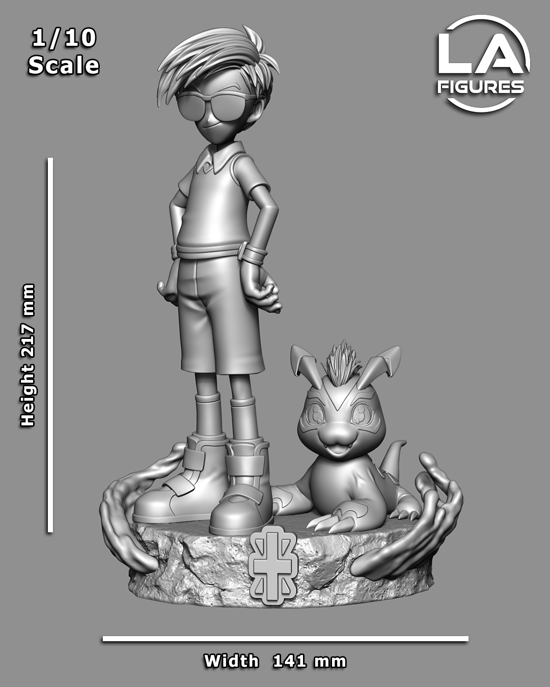 Textbook Smarts & Friend - 1/10 Scale Statue