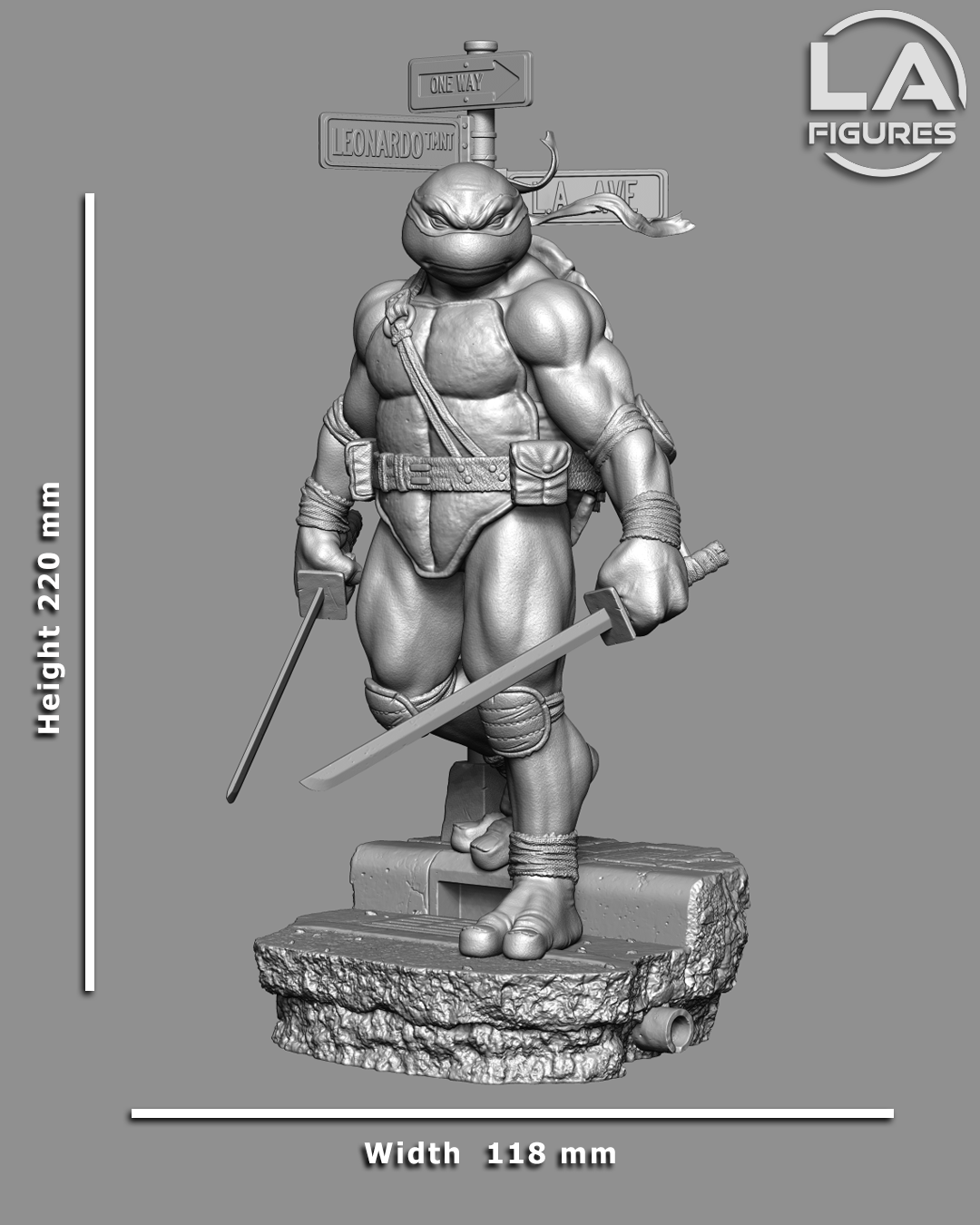 Reptilian Martial Artist L - 1/10 Scale Statue