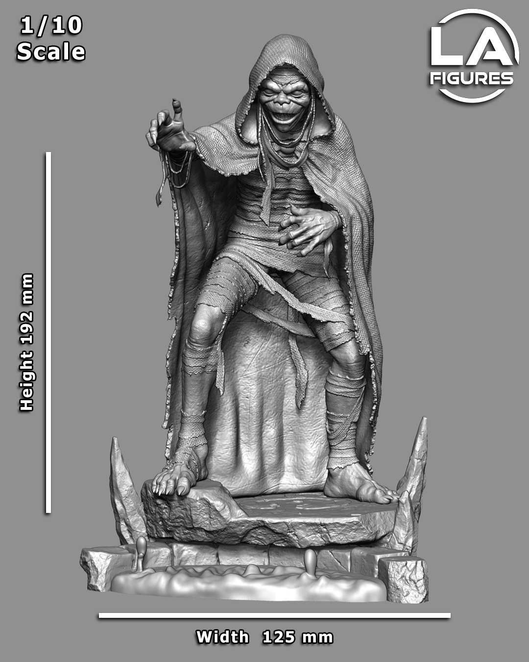 Mummified Sorcerer - 1/10 Scale Statue