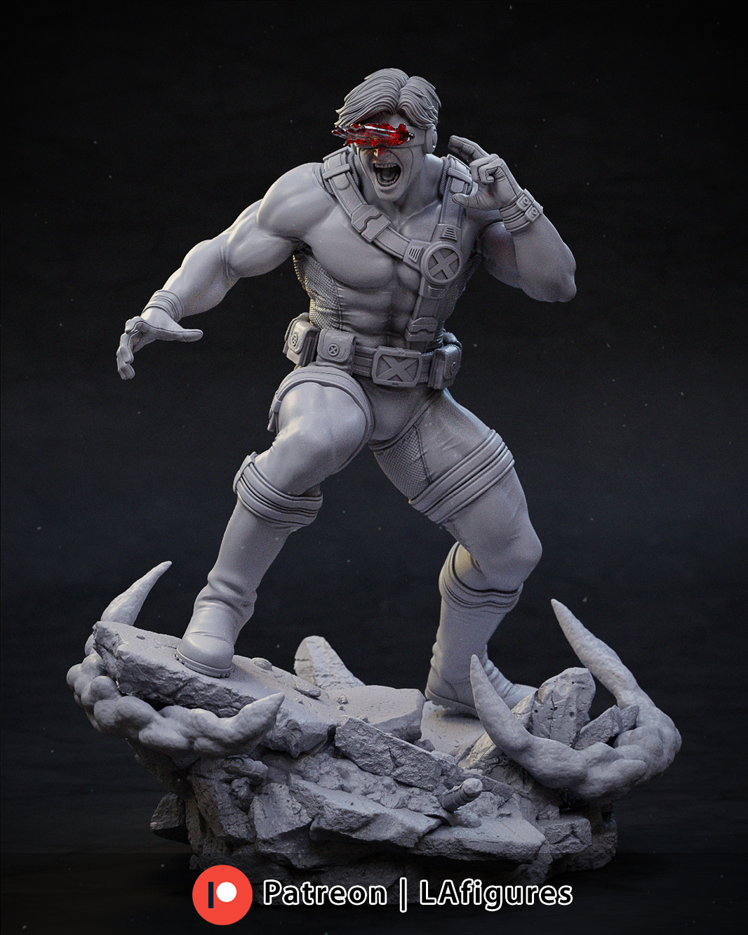 Laser Eye Man - 1/10 Scale Statue