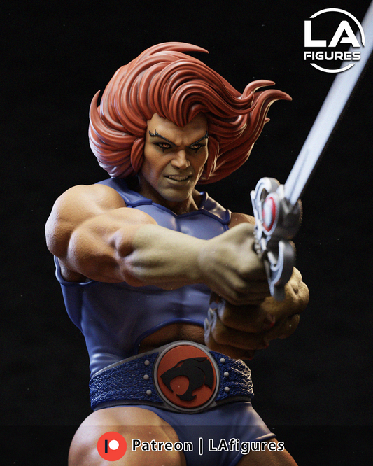 Red-Mane Sword Wielder - 1/10 Scale Statue