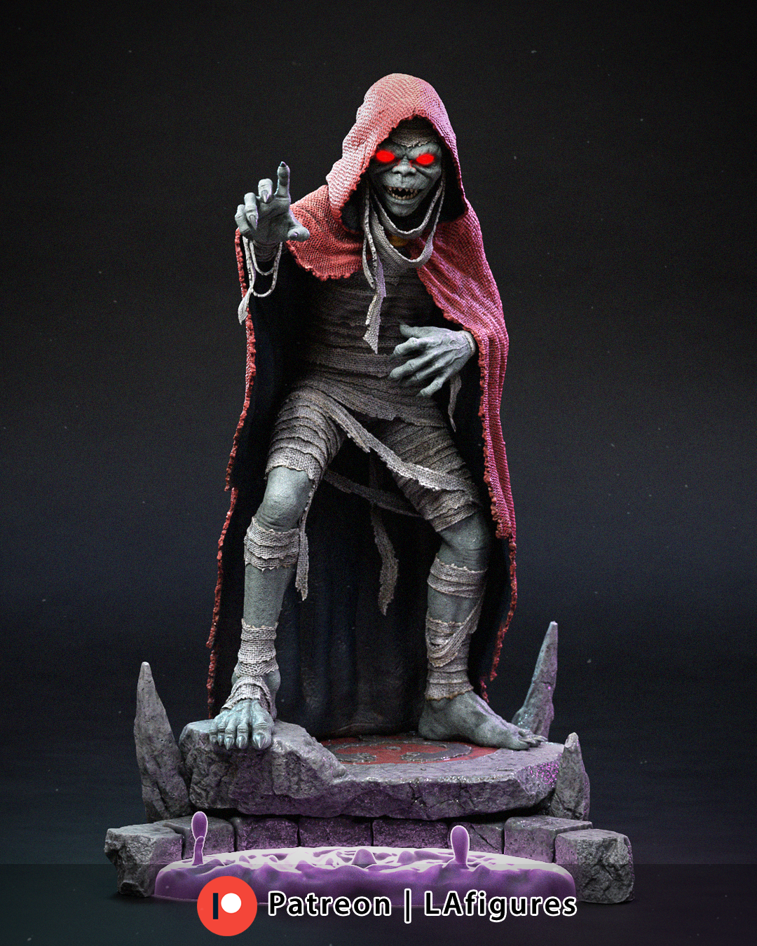 Mummified Sorcerer - 1/10 Scale Statue