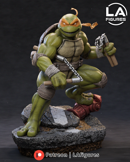 Reptilian Martial Artist M - 1/10 Scale Statue