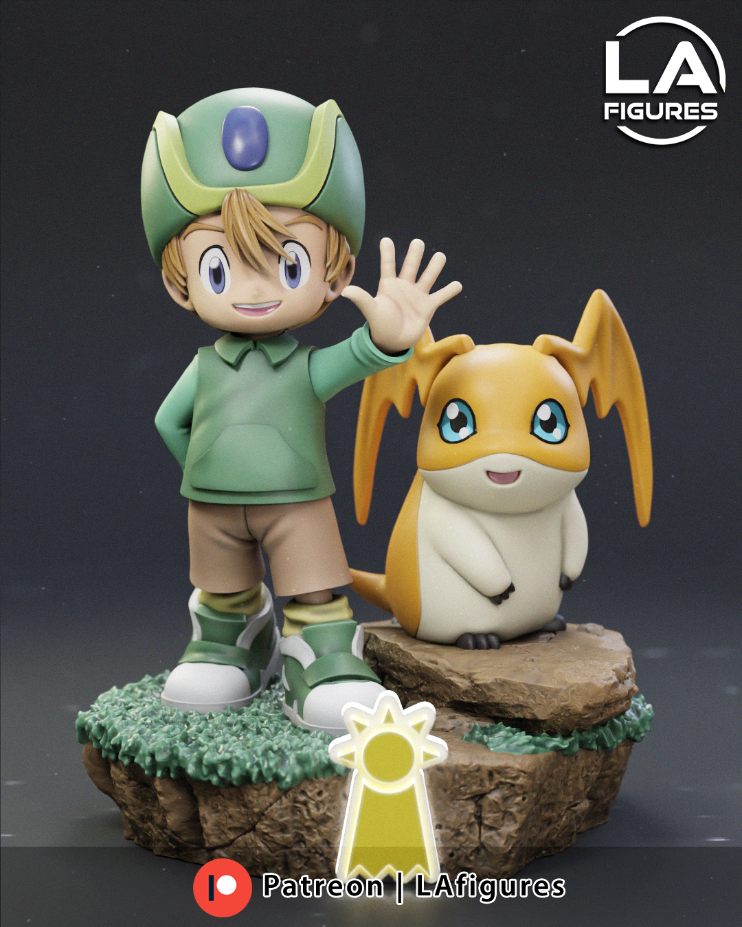 Young Hopeful & Friend - 1/10 Scale Statue