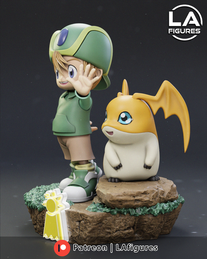 Young Hopeful & Friend - 1/10 Scale Statue