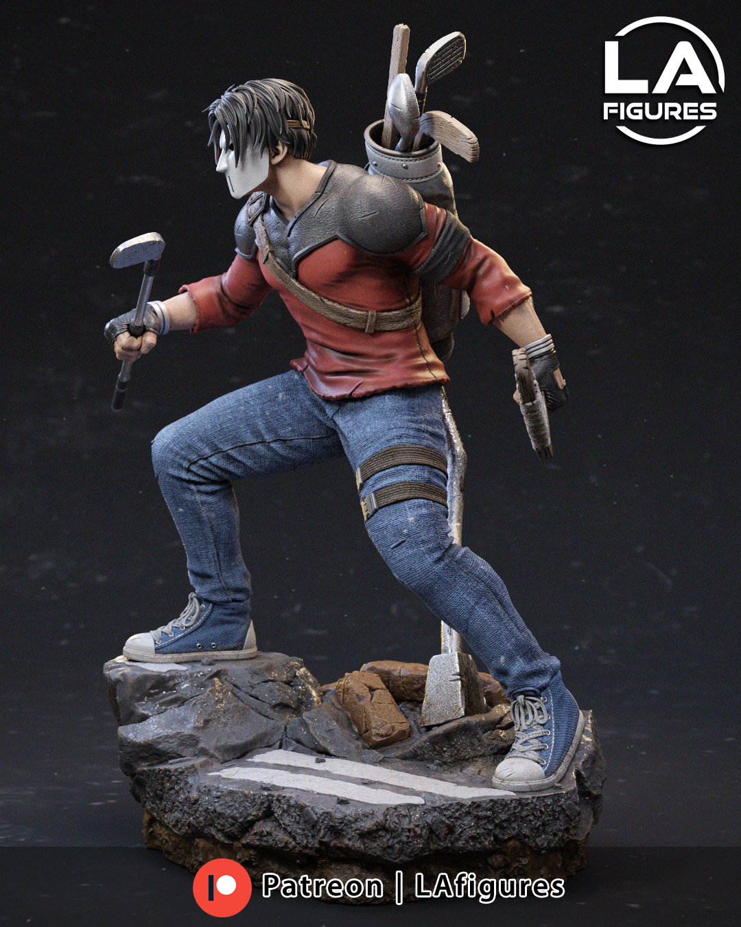 Hockey Masked Vigilante - 1/10 Scale Statue