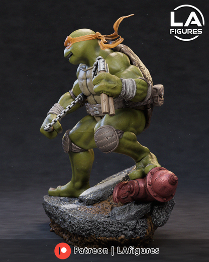 Reptilian Martial Artist M - 1/10 Scale Statue