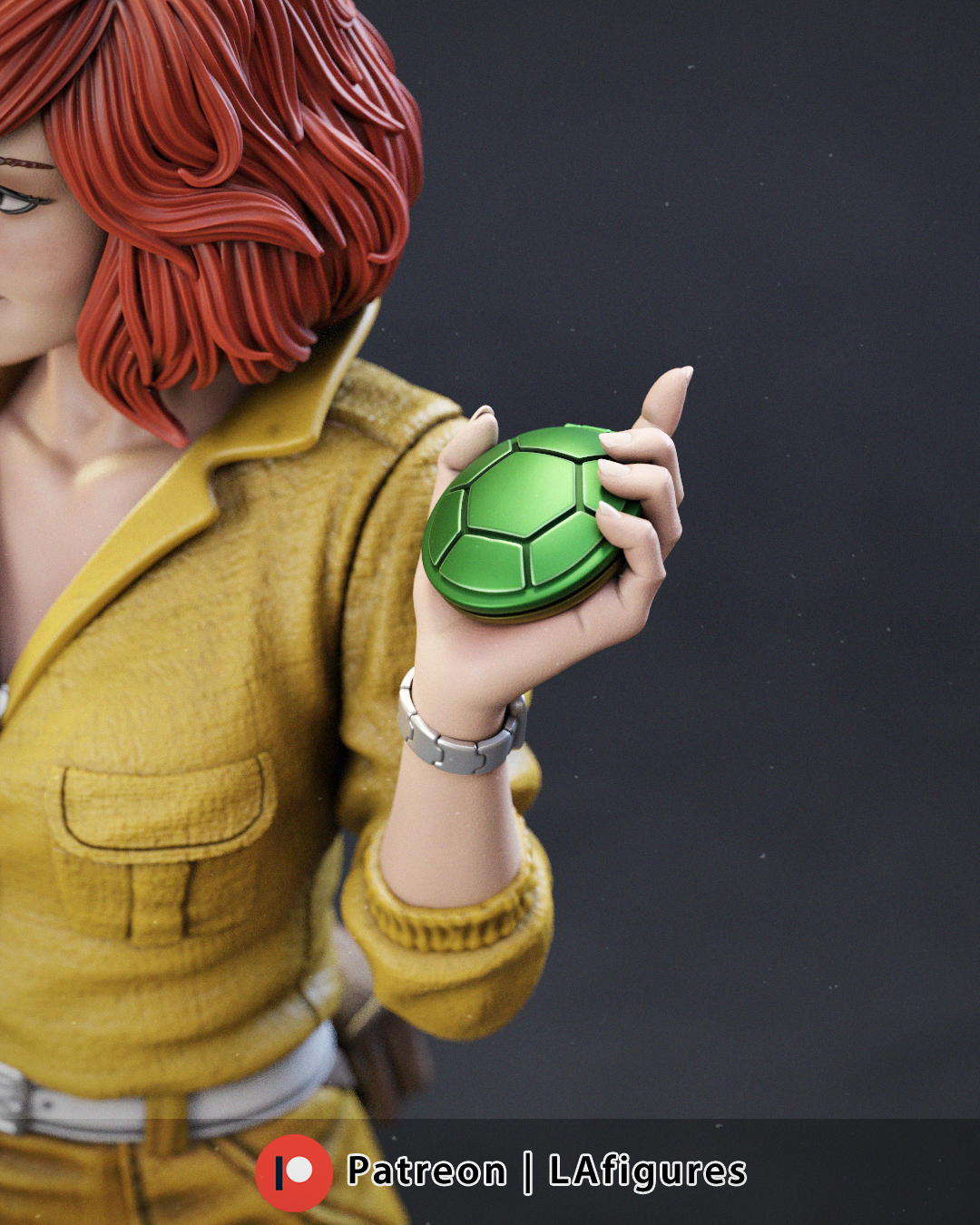 Red Head News Reporter - 1/10 Scale Statue