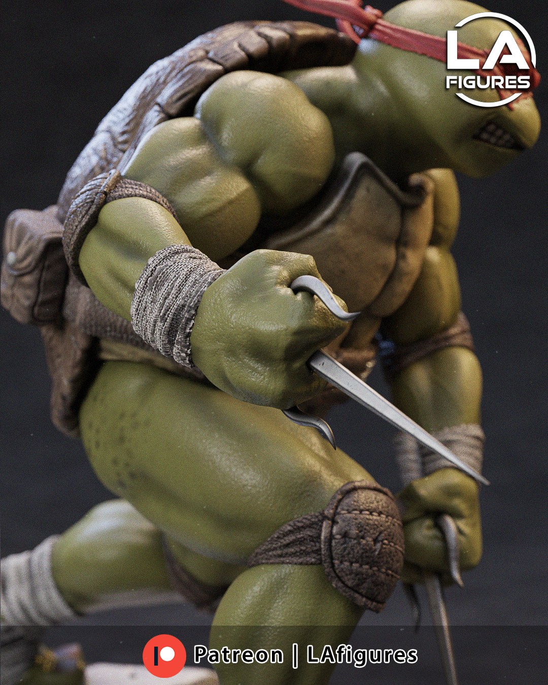 Reptilian Martial Artist R - 1/10 Scale Statue