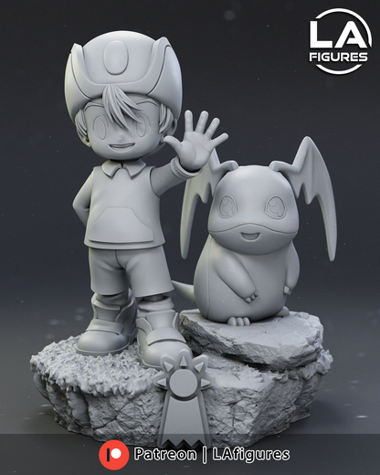 Young Hopeful & Friend - 1/10 Scale Statue