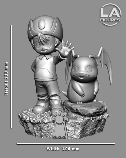 Young Hopeful & Friend - 1/10 Scale Statue