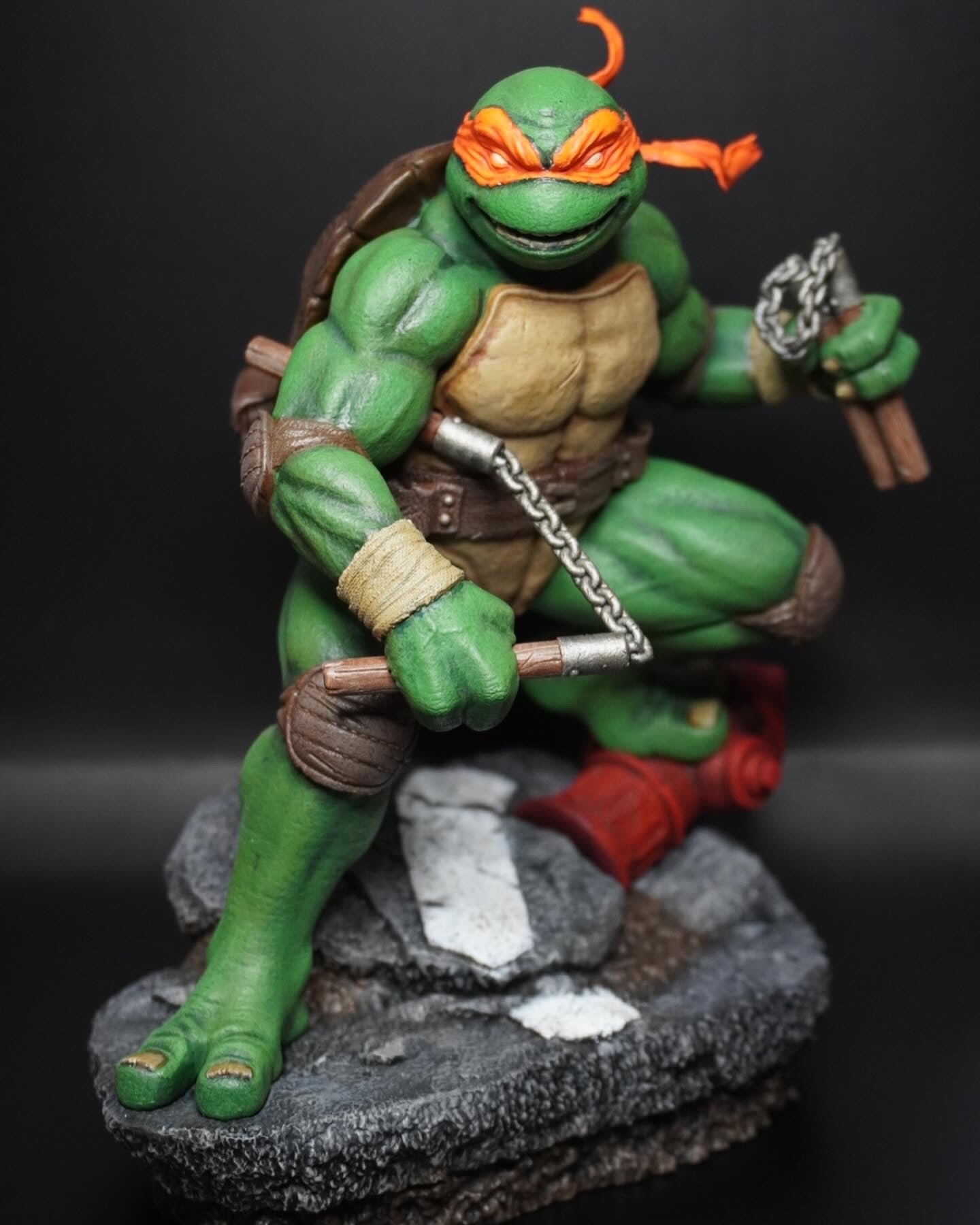 Mikey TMNT Painted