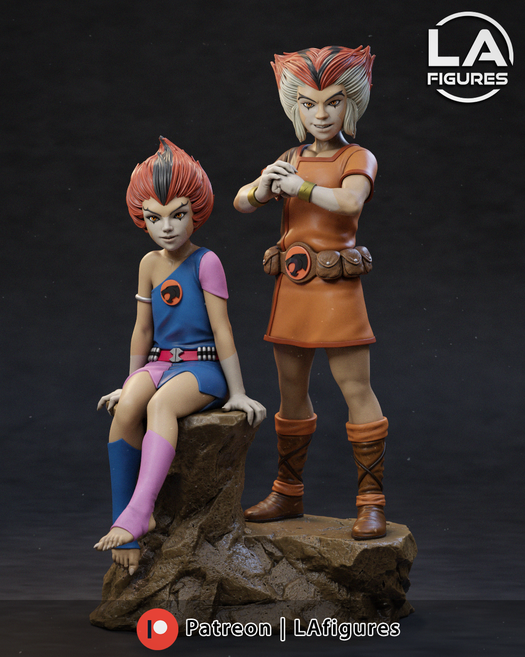 The Kittens of Thunder - 1/10 Scale Statue