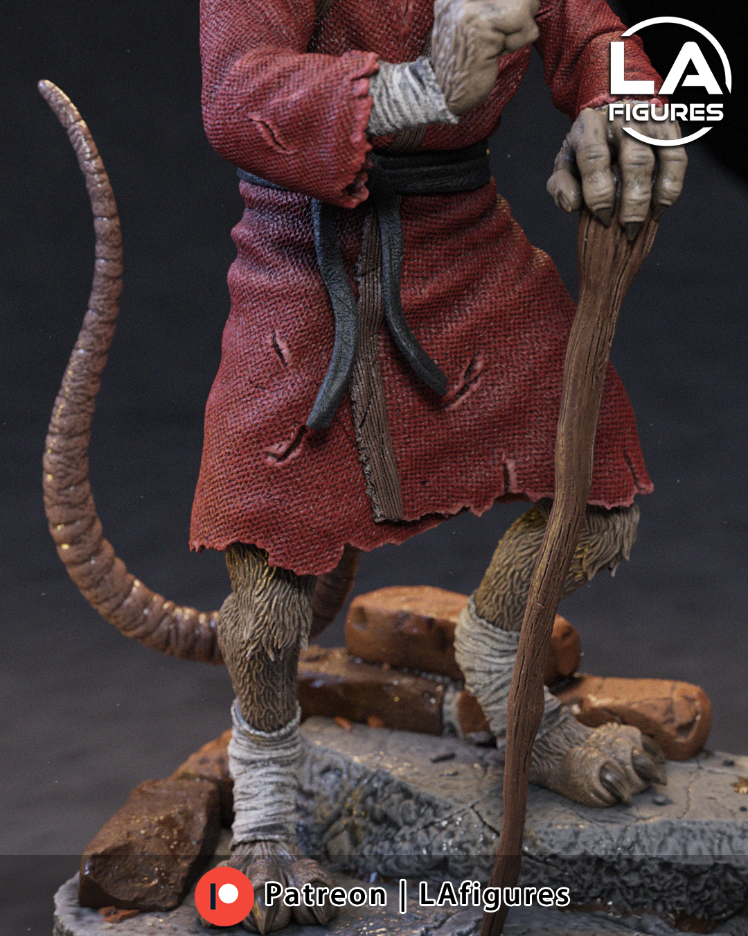 Master Sensei Rodent - 1/10 Scale Statue