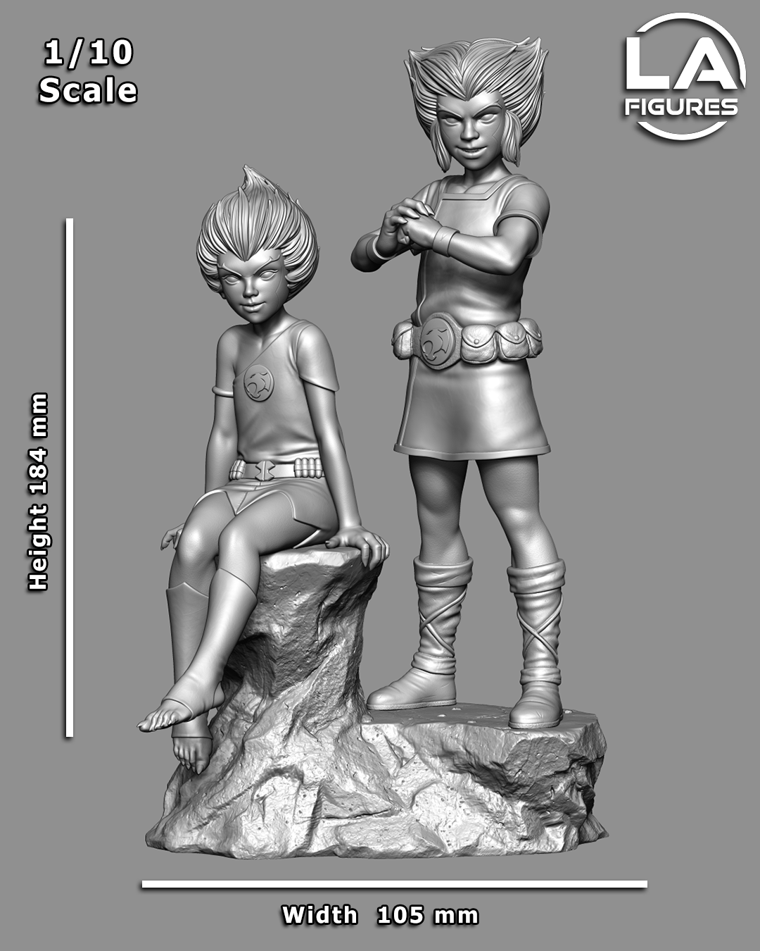 The Kittens of Thunder - 1/10 Scale Statue