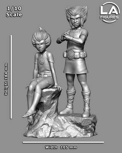 The Kittens of Thunder - 1/10 Scale Statue